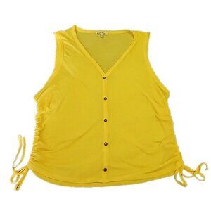 Derck Heart Plus Junior Size 3 X Yellow Tank Top